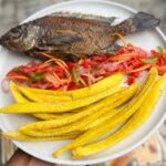 Fried banana-Fish