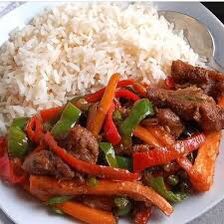 Rice Beef Roasted