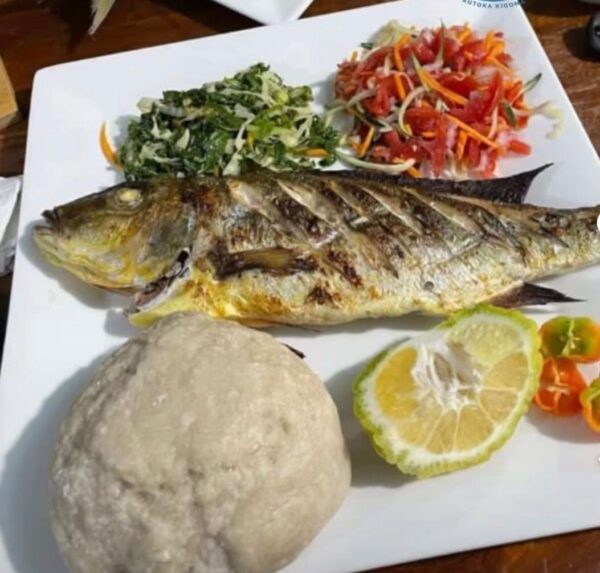 Ugali Fried Fish