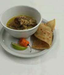 Soup Meat Chapati